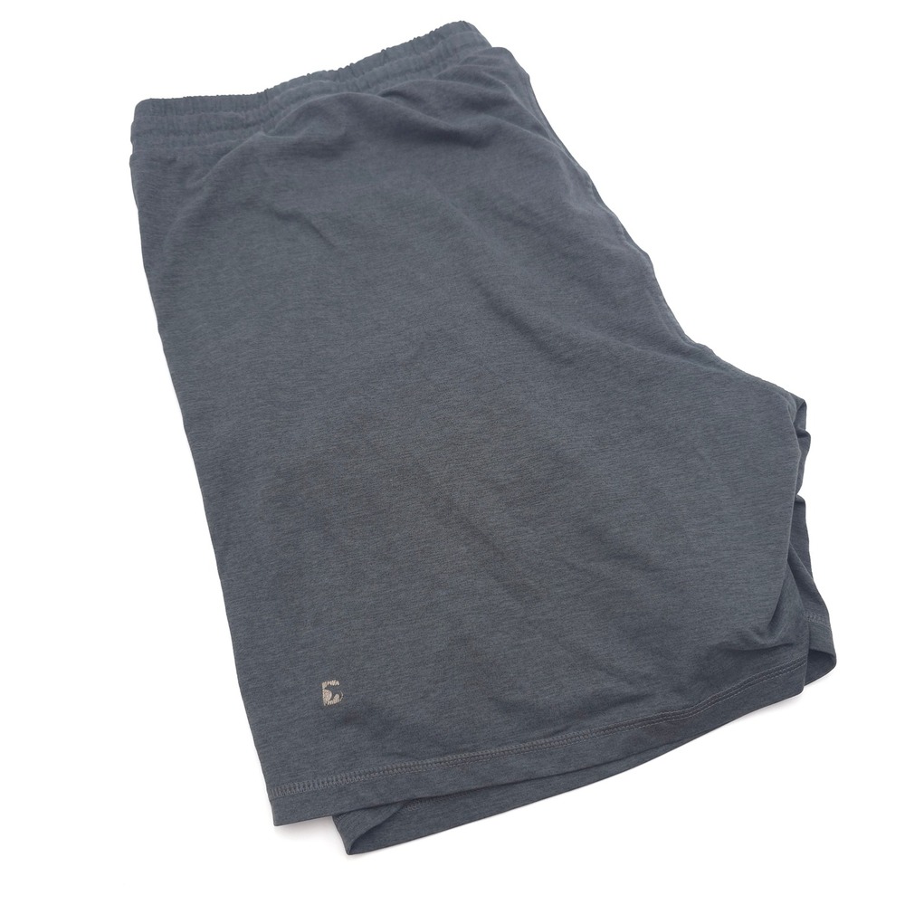 Beabottom Shorts Mens XXL Charcoal Grey Athletic Zipper Pockets Stretch